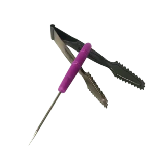 Antique Tongs with Poker